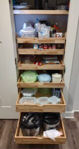 Pull-Out Shelves in Pantry