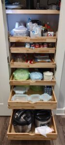 Pull-Out Shelves in Pantry