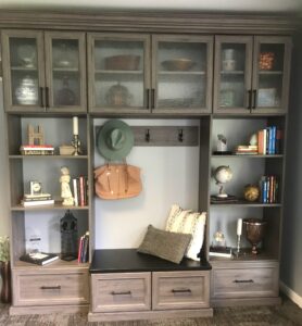 Customized Entryway and Mudroom Unit