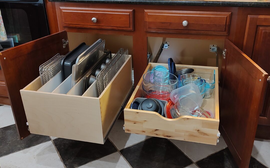 Enhance Your Kitchen Remodel with Custom Slide-Out Shelves