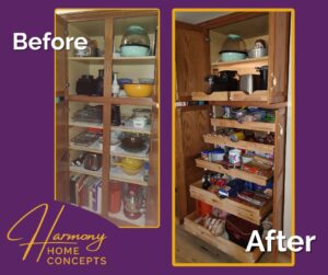 pantry slide-out shelves stile relocation