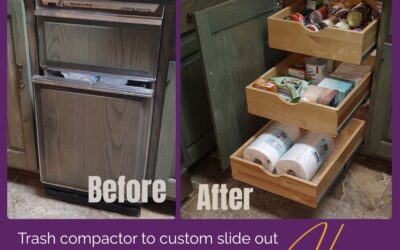 From Trash Compactor to Treasure: How Pull-Out Shelves Transformed One Wichita Kitchen