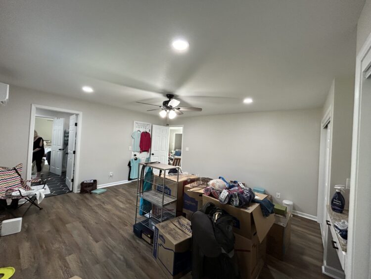 before room to closet transformation